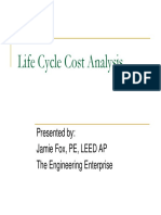 Life Cycle Cost Analysis by Jamie Fox The Engineering Enterprise May09