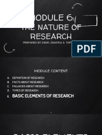 6.3-Basic Elements of A Research