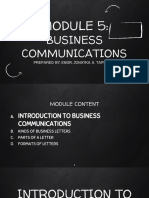 5.1 Business Communications