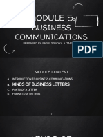 5.2-Kinds of Business Letters