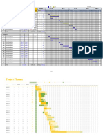 Project Plan Template in Excel Free