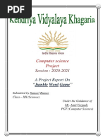 Class 12 Computer Science Project Python | PDF | Python (Programming ...