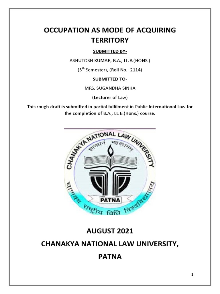 2114 Ashutosh Kumar (Rough Draft) | PDF | Sovereignty | Ethical Principles