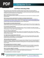 Cell Phone Unlocking Faqs