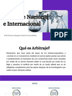 Arbitraje Nacional e Internacional: Vicky Vitmary, Margarita Fuentes & Juan Méndez