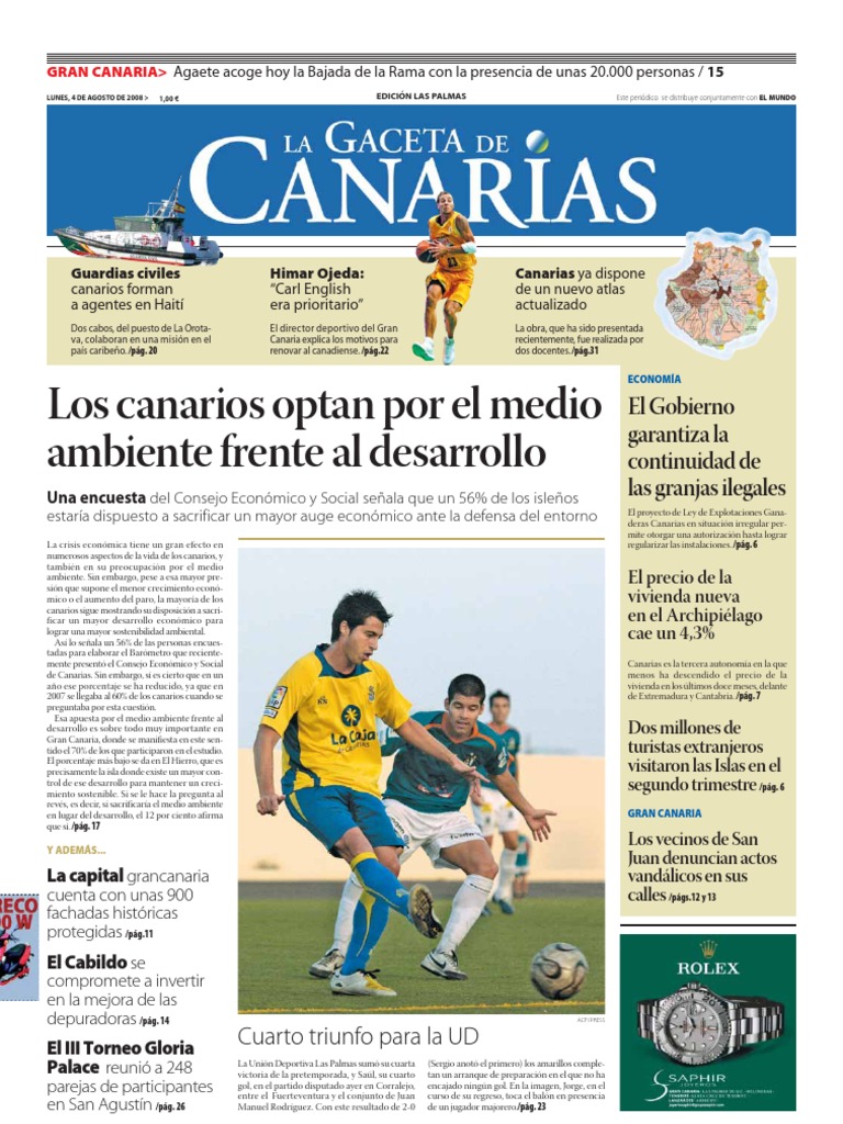 LAGACETA04AGLP | PDF | Islas Canarias | Unión Europea