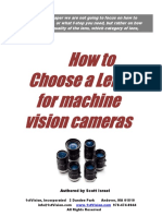 How To Choose A Lens For Machine Vision Cameras: Authored by Scott Israel