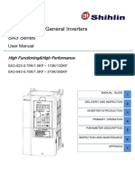 Shihlin Electric General Inverters SA3 Series: User Manual