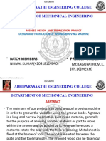 Adhiparasakthi Engineering College Department of Mechanical Engineering