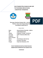 Rancangan Aktualisasi Penyusunan Standar Pelayanan Klinik Gizi