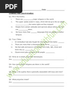 Class 5 Number System Worksheet - 1 | PDF