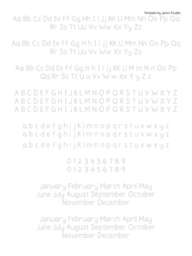 Janice Studies 2021 Neat Handwriting Worksheet Small PDF