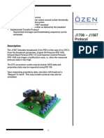 J1708 - J1587 Protocol Multiple ECU Simulator: Features