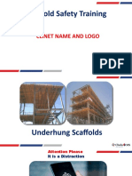 Scaffold Safety Training: Clinet Name and Logo