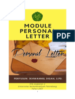 IKHWANNUL IHSAN - Materi Ajar PERSONAL LETTER