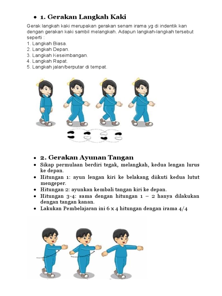 senam irama pemula latihan dasar