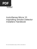 Autrosense Micra 10 Aspirating Smoke Detector Installers Handbook