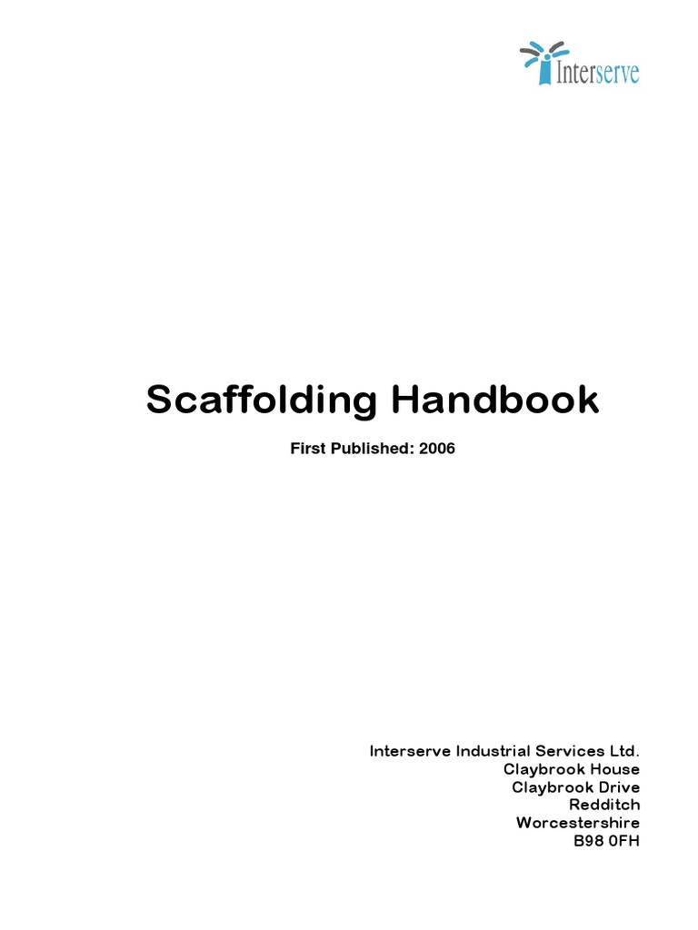 Scaffolding Safety Handbook 2006 | PDF | Scaffolding | Knot