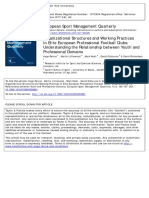 2010 - Relvas - Organizational Structures and Working Practices in Elite European Professional Football Clubs