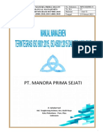 Manual Pt. Manora Prima Sejati