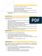 Written Practice - Academic Sentences