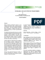 Design Process For Reliable and Cost Effective Transformers