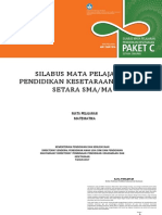 Paket C IIS Silabus Matematika