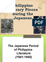 Philippine Literature During the Japanese Period