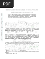 The Regularity of Some Families of Circulant Graphs