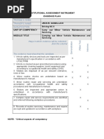 Trainee'S Name Trainer'S Name Qualification: (Tick The Column)