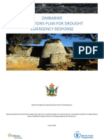 Zimbabwe's National Operational Plan for Early Drought Response