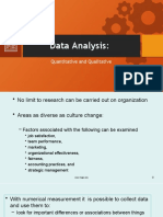 Data Analysis:: Quantitative and Qualitative