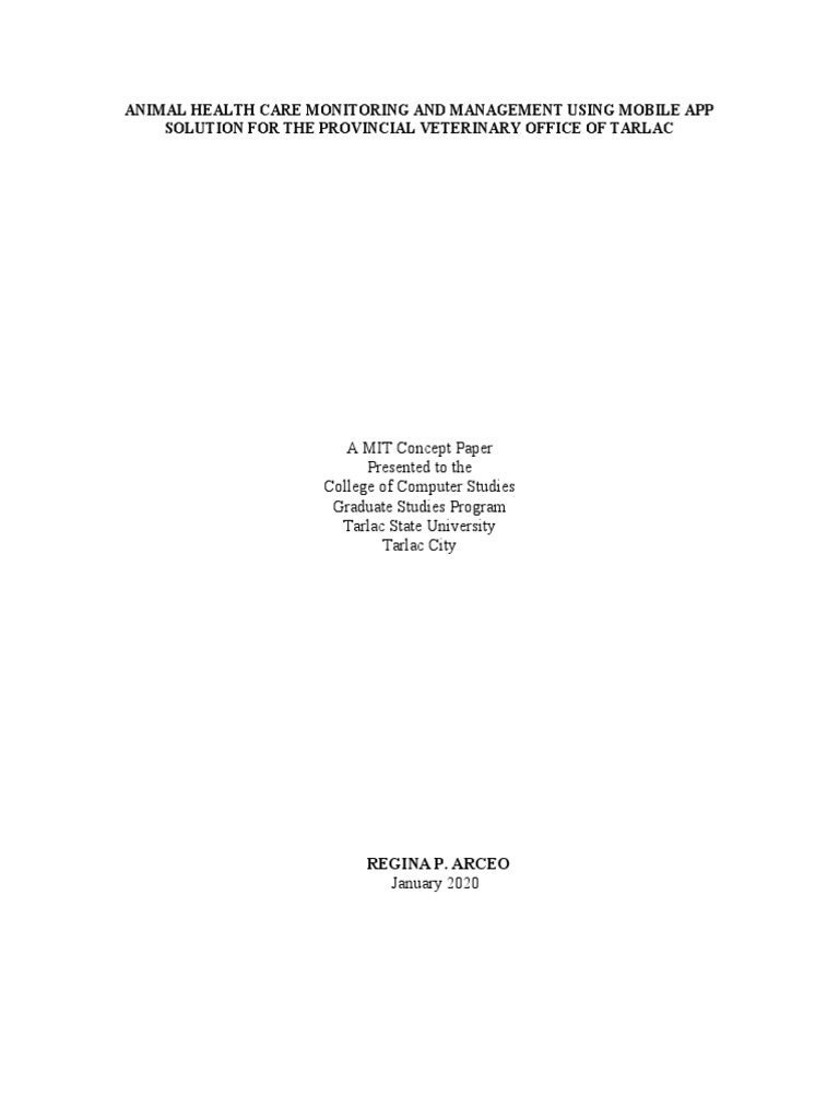 Animal Health Care Monitoring and Management Using Mobile App Solution For The Provincial