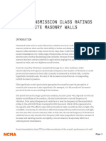 Tek 13-01C Sound Transmission Class Ratings For Concrete Masonry Walls