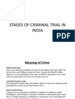Stages of Criminal Trial in India