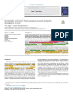 Screening For Oral Cancer - Future Prospects, Research and Policy Development For Asia