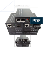 Ports 100M POE Ethernet Fiber Media Converter