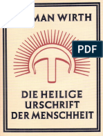 Wirth, Herman Die Heilige Urschrift Der Menschheit Band 3 1931