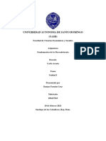 FUNDAMENTO DE MERCADOTECNIA UNIDAD I (Tarea No. 02)