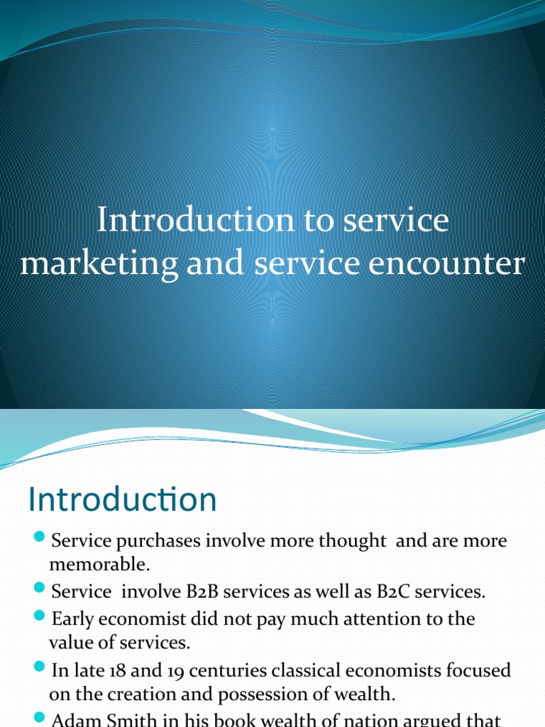 Introduction to Service Marketing | PDF | Consumer Behaviour | Economies