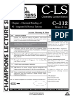 C-112 (20-22) Chemical Bonding-2