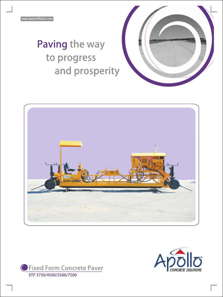 Fixed Form Concrete Road Paver | PDF