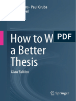 Evans, David - Gruba, Paul - Zobel, Justin - How To Write A Better Thesis (2011, Melbourne University Publishing)