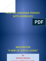 MEDITATION - A Way of Joyful Living - Prateek Pathak