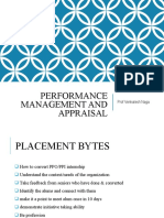 Performance Management and Appraisal: Prof Venkatesh Naga