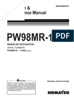 KOMATSU PW98MR 10 Operation Manual