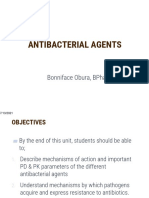 Cell Wall Synthesis Inhibitors