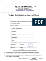 Product Specifications Approval Sheet: Tai-Saw Technology Co., LTD