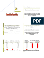 Hemólise Osmótica: rompimento de hemácias por osmose