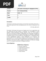 Information Technology For Management by Mohamed Minhaj (ITFM)